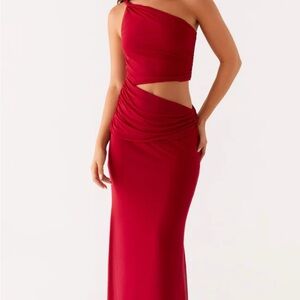 Peppermayo Exclusive - Three Wishes Maxi Dress - Raspberry size 4